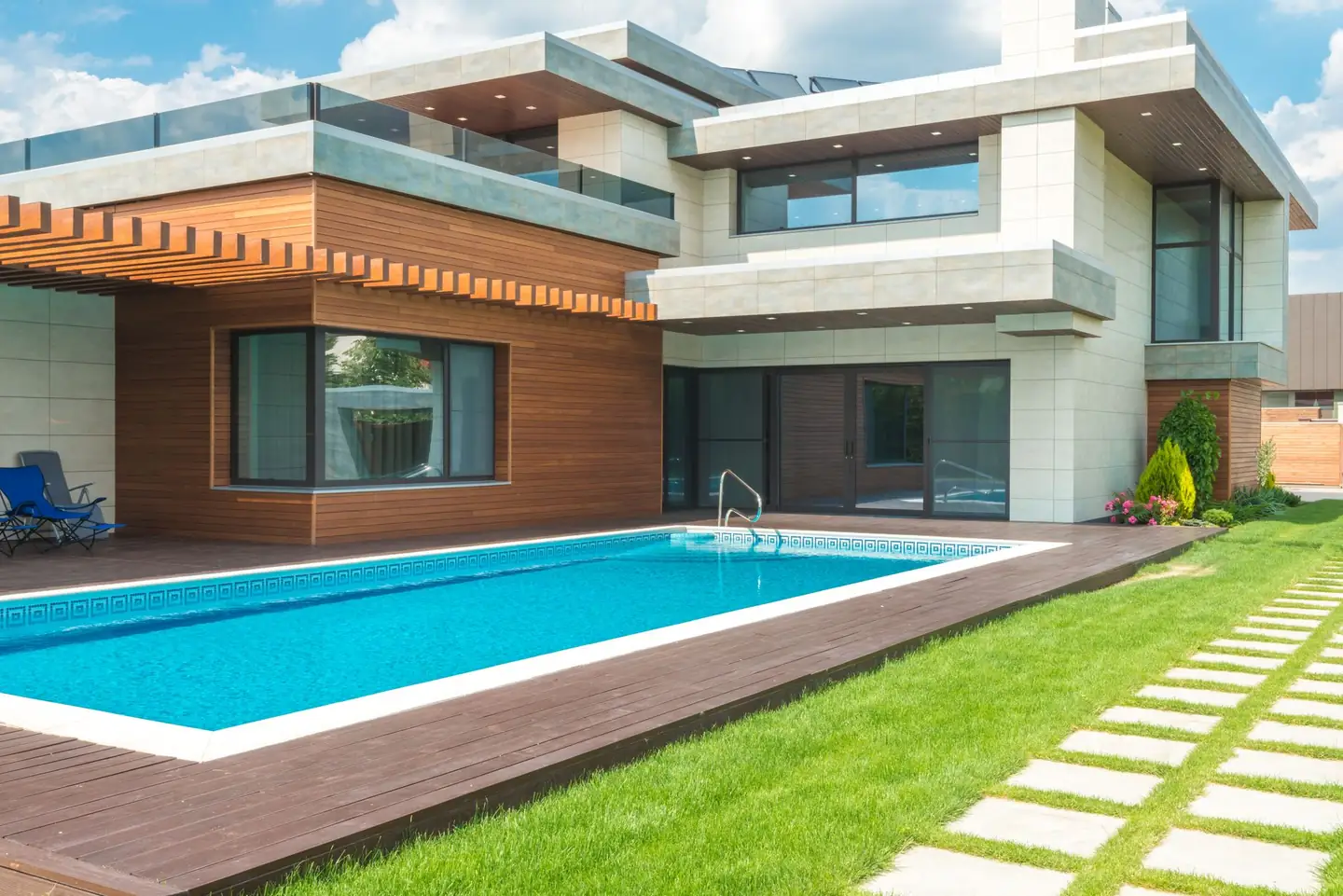 Swimming pool built in Wahroonga, NSW